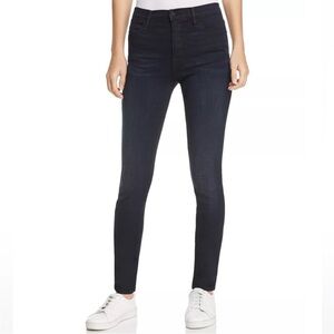 FRAME Denim Le High Skinny Dark Wash Jeans In Byxbee